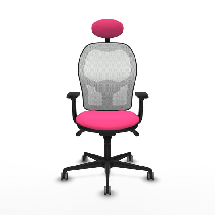 PIQUERAS Y CRESPO Silla de oficina Jorquera Rosa y Blanco PIQUERAS Y CRESPO Silla de oficina Jorquera Rosa y Blanco