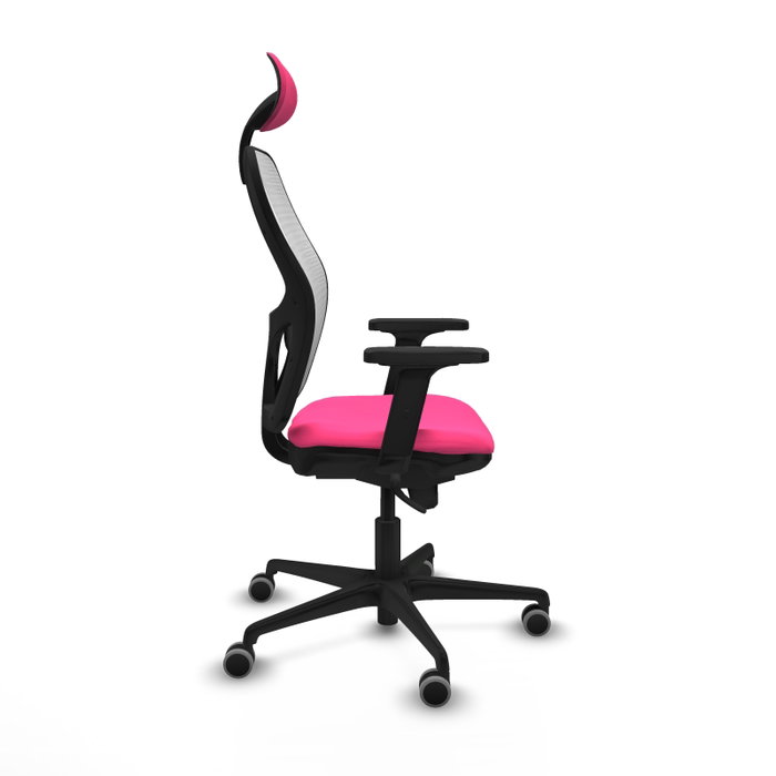 PIQUERAS Y CRESPO Silla de oficina Jorquera Rosa y Blanco PIQUERAS Y CRESPO Silla de oficina Jorquera Rosa y Blanco