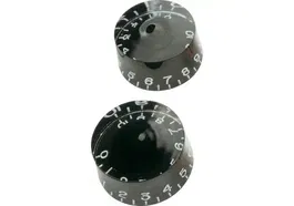 YELLOWPTS Set Botonera Estilo Gibson (2 Unidades) Negro