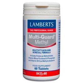 LAMBERTS Multi-Guard Methyl 60 Comprimidos Multivitamínico y Mineral para Metilación