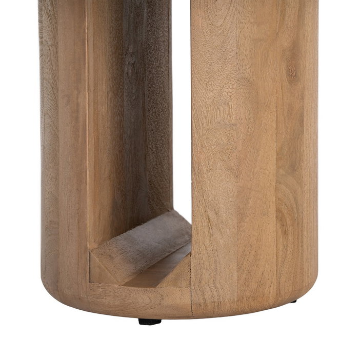 Mesa Centro Natural Madera de Mango 60 X 60 X 40 cm