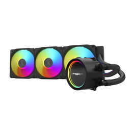 FSP AE36-B Refrigeración Líquida Todo en Uno 360mm, Negro, Compatible con Intel LGA 1851/1700/1200 y AMD AM4/AM5, con Ventiladores RGB - POO0000024