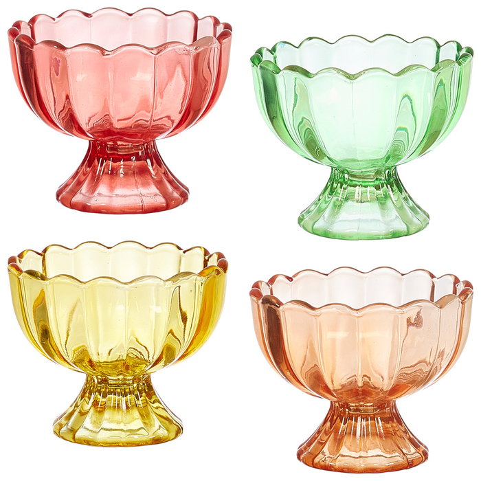 Home Deco Factory Copa Fruta/ Helado Paradis Exotiqu Vidrio/ Cristal Máquina Diámetro 9 cm Home Deco Factory Copa Fruta/ Helado Paradis Exotiqu Vidrio/ Cristal Máquina Diámetro 9 cm