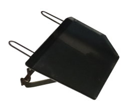 Plancha asar giratoria de acero 4 mm para chimenea de 45 x 40 cm