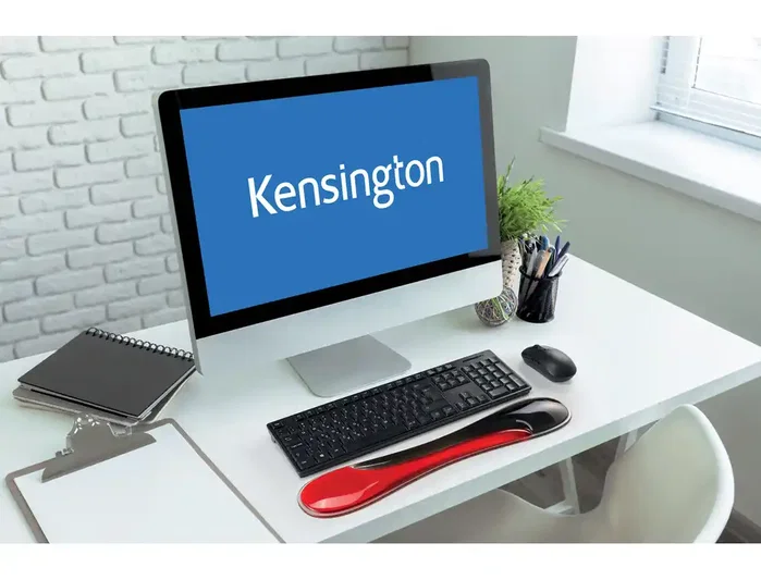 Kensington Reposamuñecas Slim Duo Gel Rojo