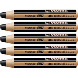 STABILO Buntstift Schwarz