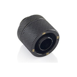 BitsPower Anschluss recto G1/4 pulgada AG a 16/10mm - negro mate