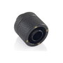 BitsPower Anschluss recto G1/4 pulgada AG a 16/10mm - negro mate
