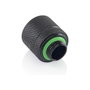 BitsPower Anschluss recto G1/4 pulgada AG a 16/10mm - negro mate