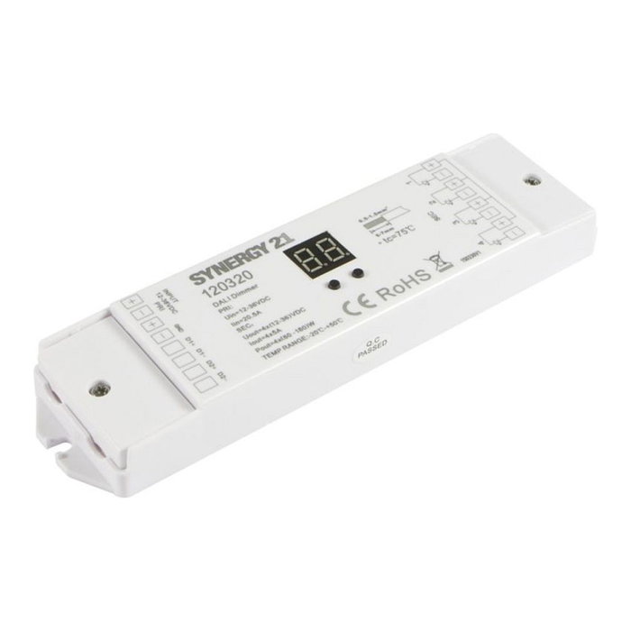 Synergy21 Synergy 21 S21-LED-SR000046 Controlador DALI 1/4 para Tiras LED Synergy21 Synergy 21 S21-LED-SR000046 Controlador DALI 1/4 para Tiras LED