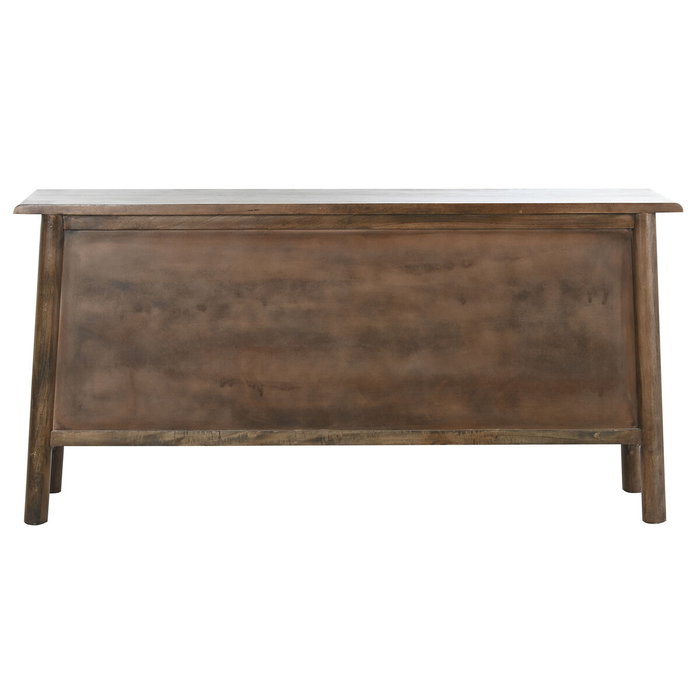 DKD Home Decor Buffet Oriental Marrón 4 Puertas Madera Mango 43 x 80 x 160 cm