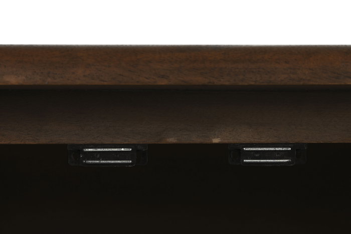 DKD Home Decor Buffet Oriental Marrón 4 Puertas Madera Mango 43 x 80 x 160 cm