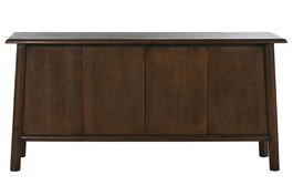 DKD Home Decor Buffet Oriental Marrón 4 Puertas Madera Mango 43 x 80 x 160 cm