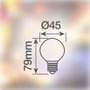 GSC Evolution Bombilla LED esférica 1W E27 Verde