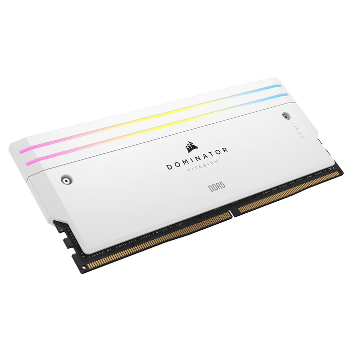 Corsair CMP32GX5M2B6000C30W KIT Memoria RAM Dominator Titanium RGB 32GB (2x16GB) DDR5 6000MHz CL30 1.4V Intel XMP 3.0
