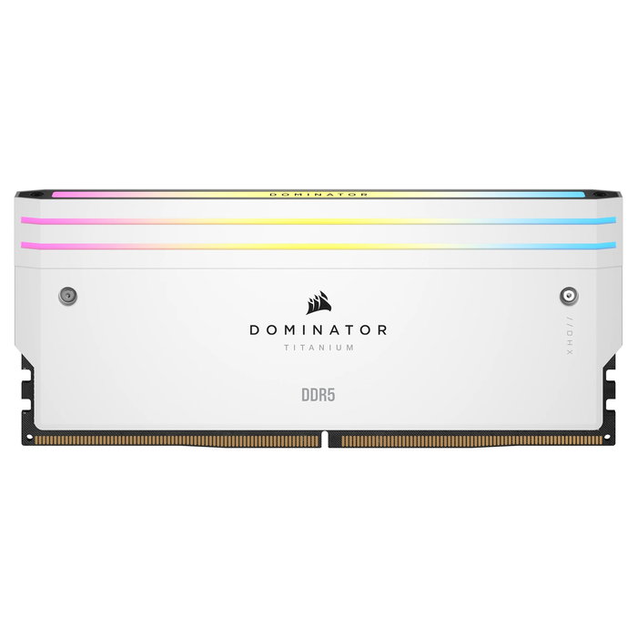 Corsair CMP32GX5M2B6000C30W KIT Memoria RAM Dominator Titanium RGB 32GB (2x16GB) DDR5 6000MHz CL30 1.4V Intel XMP 3.0