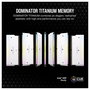 Corsair CMP32GX5M2B6000C30W KIT Memoria RAM Dominator Titanium RGB 32GB (2x16GB) DDR5 6000MHz CL30 1.4V Intel XMP 3.0