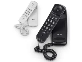 Spc Telefono Lite 2 sobremesa/mural con rellamada, 10 memorias, señal luminosa led, color negro