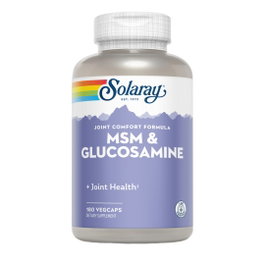SOLARAY MSM & GLUCOSAMINE 180 cápsulas vegetales