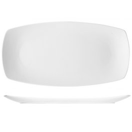 Bauscher Fuente rectangular de porcelana Options, modelo rectangular, 41x21 cm (Set de 6)