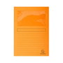 Exaclair Paquete de 25 Subcarpetas A4 Naranja Claro con Ventana