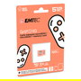 Emtec Gaming Tarjeta MicroSDXC 512 GB, UHS-I U3 V30 A2, Velocidad Lectura 100 MB/s, Naranja - m512GB