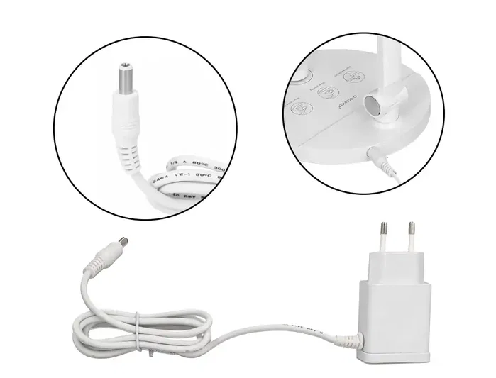 Q-connect Lámpara de Escritorio LED 7W 500 lm Brillo Regulable 3 Niveles Luz Fría Neutra Cálida Cabeza Brazo Orientable Blanco Q-connect Lámpara de Escritorio LED 7W 500 lm Brillo Regulable 3 Niveles Luz Fría Neutra Cálida Cabeza Brazo Orientable Blanco