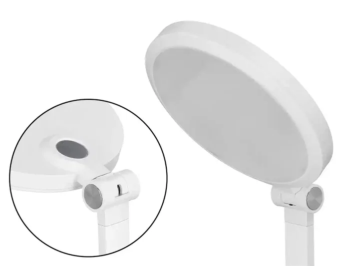 Q-connect Lámpara de Escritorio LED 7W 500 lm Brillo Regulable 3 Niveles Luz Fría Neutra Cálida Cabeza Brazo Orientable Blanco Q-connect Lámpara de Escritorio LED 7W 500 lm Brillo Regulable 3 Niveles Luz Fría Neutra Cálida Cabeza Brazo Orientable Blanco