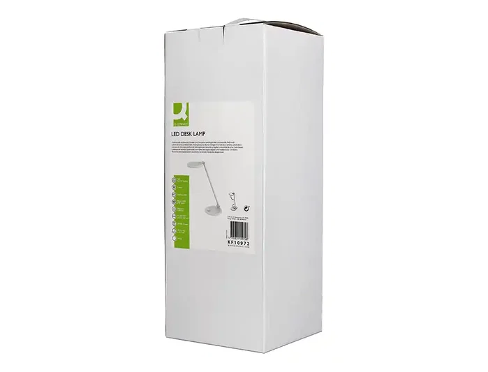 Q-connect Lámpara de Escritorio LED 7W 500 lm Brillo Regulable 3 Niveles Luz Fría Neutra Cálida Cabeza Brazo Orientable Blanco Q-connect Lámpara de Escritorio LED 7W 500 lm Brillo Regulable 3 Niveles Luz Fría Neutra Cálida Cabeza Brazo Orientable Blanco