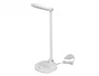 Q-connect Lámpara de Escritorio LED 7W 500 lm Brillo Regulable 3 Niveles Luz Fría Neutra Cálida Cabeza Brazo Orientable Blanco