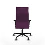 PIQUERAS Y CRESPO Sillón Albacete Morado con Mecanismo Sincro y Brazos 1D