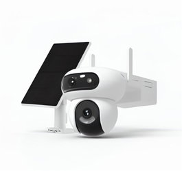Ezviz HB90 Kit Cámara de Seguridad WiFi & 4G Dual Lens 4MP+4MP Rotativa a Batería con Panel Solar