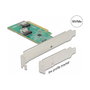 DeLOCK 90076 Tarjeta PCI Express 4.0 x8 a 2 x SFF-8654 4i NVMe Perfil Bajo