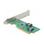 DeLOCK 90076 Tarjeta PCI Express 4.0 x8 a 2 x SFF-8654 4i NVMe Perfil Bajo