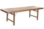 DKD Home Decor Mesa de Centro Plegable de Madera Reciclada Natural