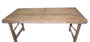 DKD Home Decor Mesa de Centro Plegable de Madera Reciclada Natural