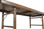 DKD Home Decor Mesa de Centro Plegable de Madera Reciclada Natural
