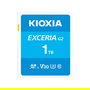 KIOXIA Exceria G2 Tarjeta SD SDXC de 1TB Clase 10 UHS-I U3 V30, Velocidad Lectura 100 MB/s Escritura 50 MB/s, Protección ESD y Rayos X, Color Azul