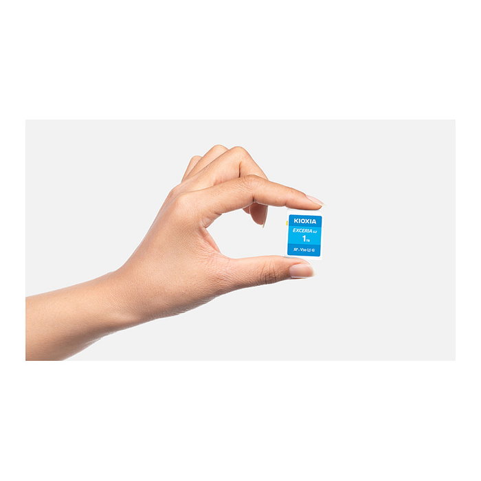 KIOXIA Exceria G2 Tarjeta SD SDXC de 1TB Clase 10 UHS-I U3 V30, Velocidad Lectura 100 MB/s Escritura 50 MB/s, Protección ESD y Rayos X, Color Azul