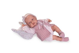 Antonio Juan Muñeca Babydoo posturitas con chaleco 50 cm