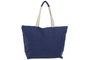 DKD Home Decor Bolso Mediterraneo Coral, Azul y Blanco de Poliester, 4 Unidades, 16 x 38 x 54 cm