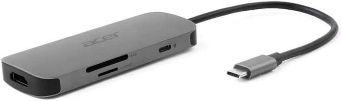Acer 7in1 Type C Dongle Plata Acer 7in1 Type C Dongle Plata