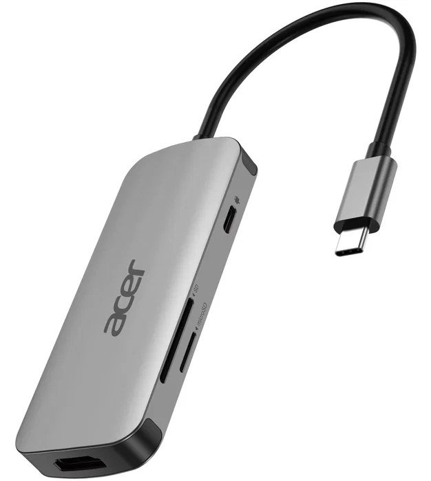 Acer 7in1 Type C Dongle Plata Acer 7in1 Type C Dongle Plata