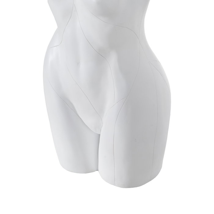 Lámpara Mesa Mujer Blanco Resina 26,50 X 21 X 70,50 cm