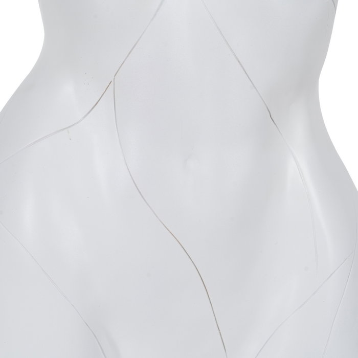 Lámpara Mesa Mujer Blanco Resina 26,50 X 21 X 70,50 cm