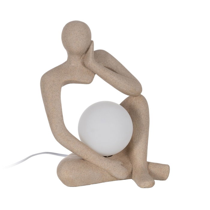 Ixia Lámpara de Mesa Mujer Blanco Resina