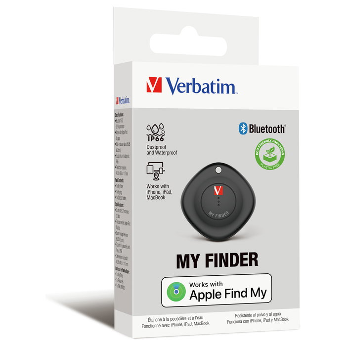 Verbatim My Finder Bluetooth Tracker Negro