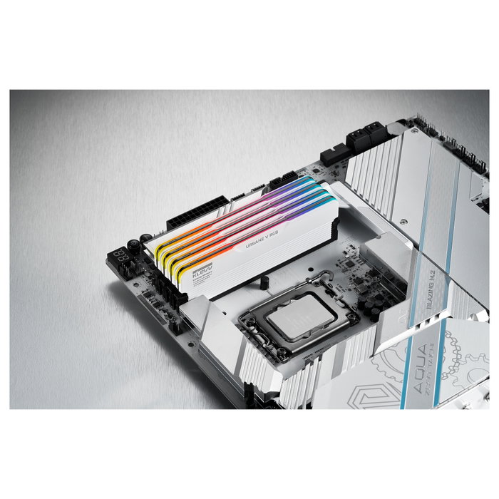 KLEVV Urban V RGB 32GB (16GBx2) 6000 CL28 Blanco KLEVV Urban V RGB 32GB (16GBx2) 6000 CL28 Blanco