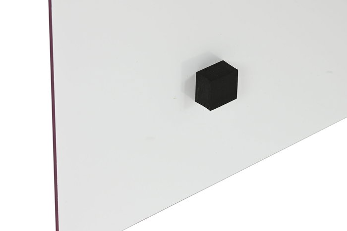 DKD Home Decor Glass art 2c24 Cuadro Item Home Rosa 120 x 120 x 4 cm Cristal Templado