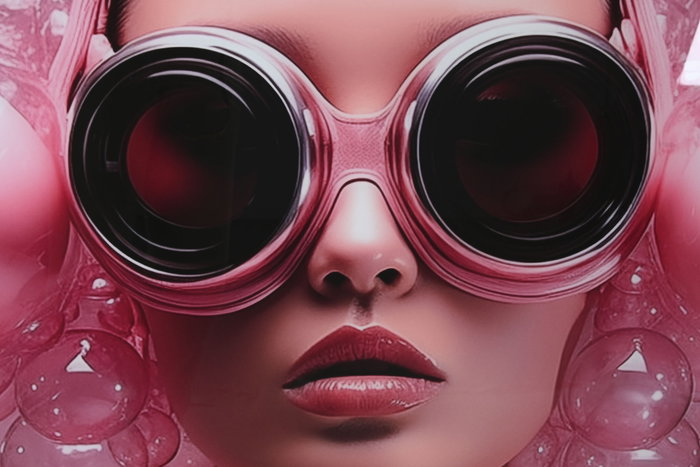 DKD Home Decor Glass art 2c24 Cuadro Item Home Rosa 120 x 120 x 4 cm Cristal Templado